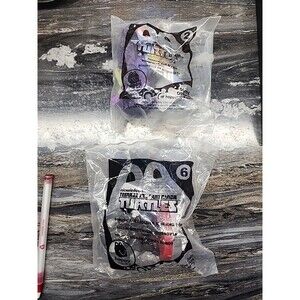 Teenage Mutant Ninja Turtles McDonald's Happy Meal Toys 2,6 Set of 2 2012 & 2015